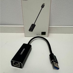 USB-A to Ethernet Adapter RJ45 New